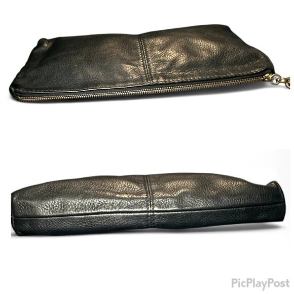 GUCCI Black Pebbled Leather Sienna Tassel Clutch Bag - Picture 15 of 15